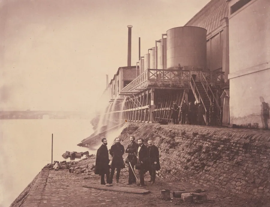 Water Tanks Outside of Annex, Paris Exposition Universelle by Charles Thurston Thompson