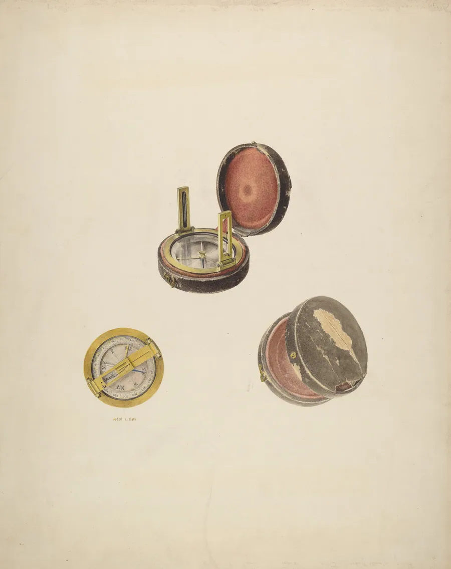 Hand Compass by Robert Clark