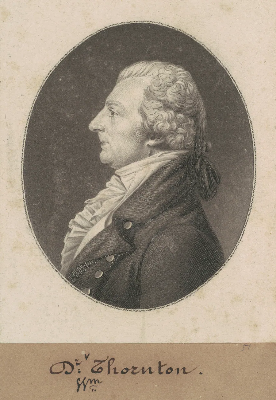 William Thornton by Charles B. J. Févret de Saint-Mémin