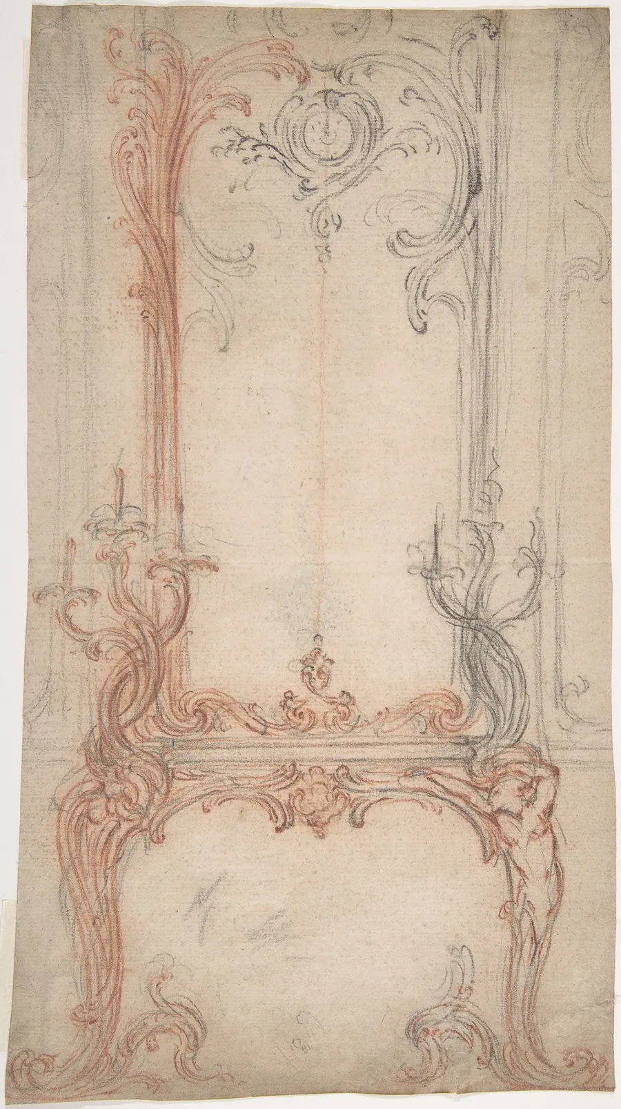 Study for a Mantel and Overmantel by Laurent Hubert