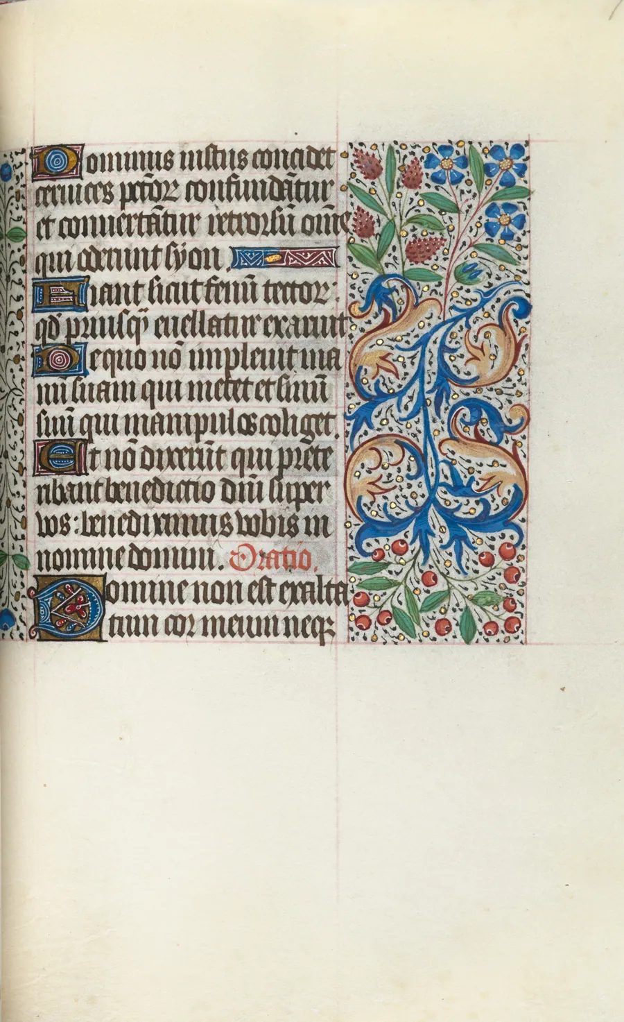 Book of Hours (Use of Rouen): fol. 77r by Master of the Geneva Latini