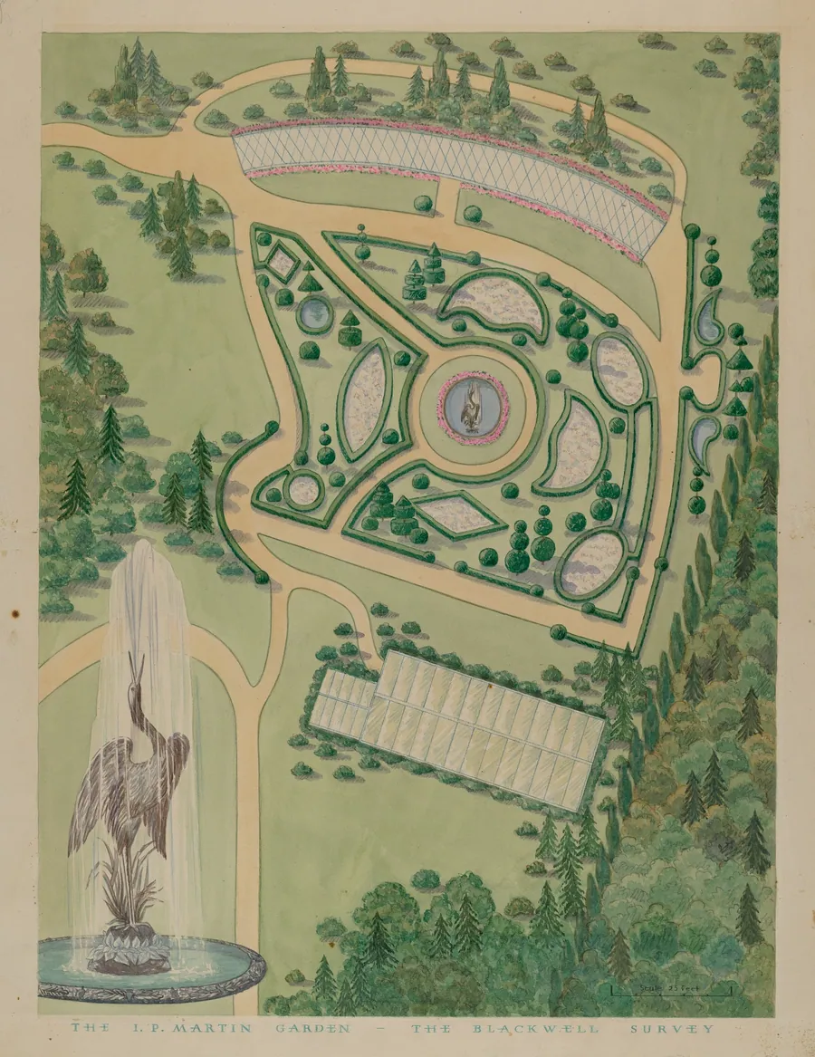 Isaace P. Martin Garden by William Merklin