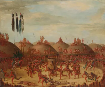 The Last Race, Mandan O-kee-pa Ceremony