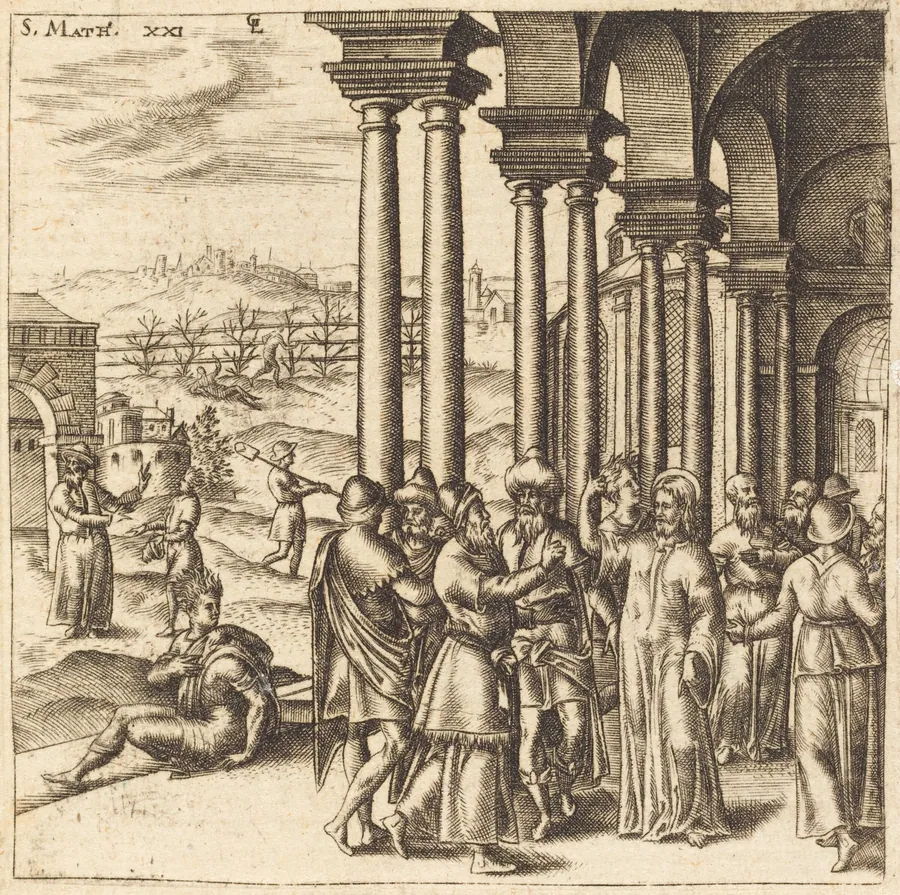 Christ in the Temple by Léonard Gaultier