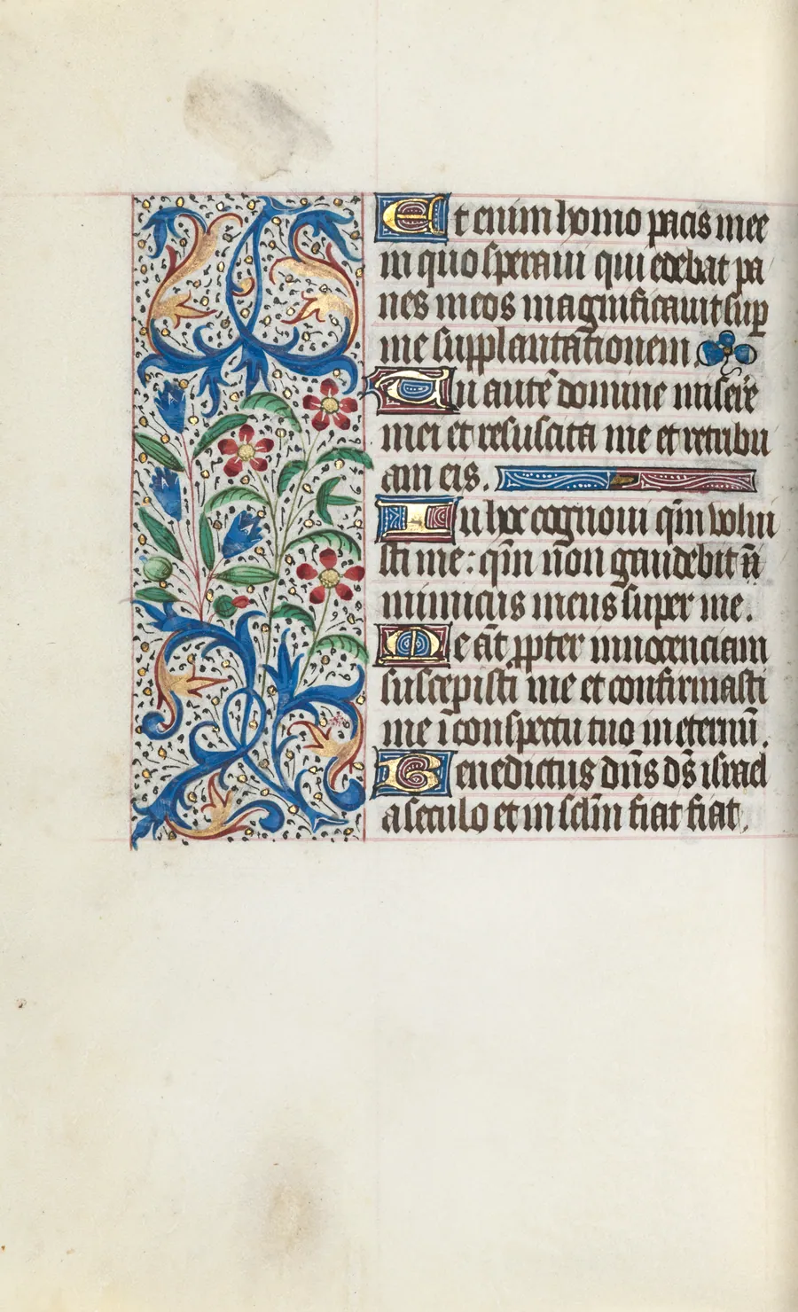 Book of Hours (Use of Rouen): fol. 128v by Master of the Geneva Latini