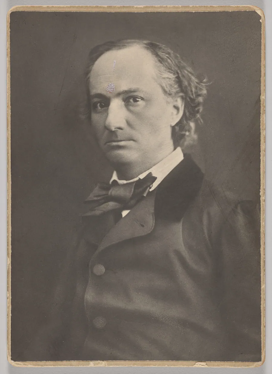 Portrait of Baudelaire by Nadar