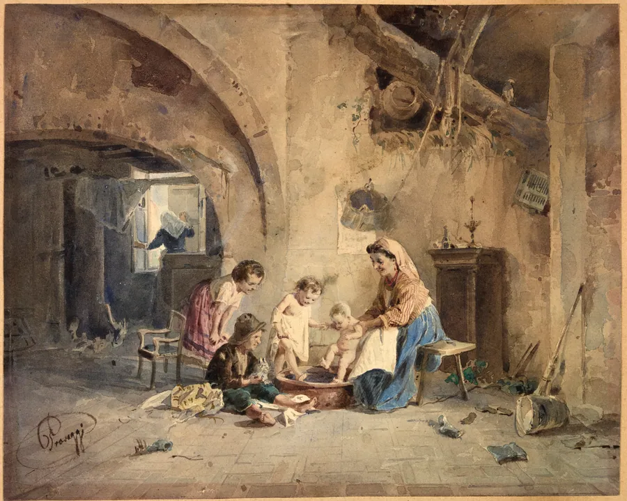 The Bath by Pravaggi, n.d.