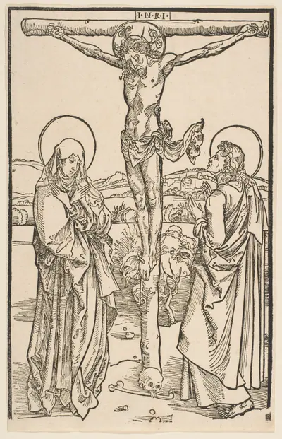 Christ on the Cross with the Virgin and Saint John