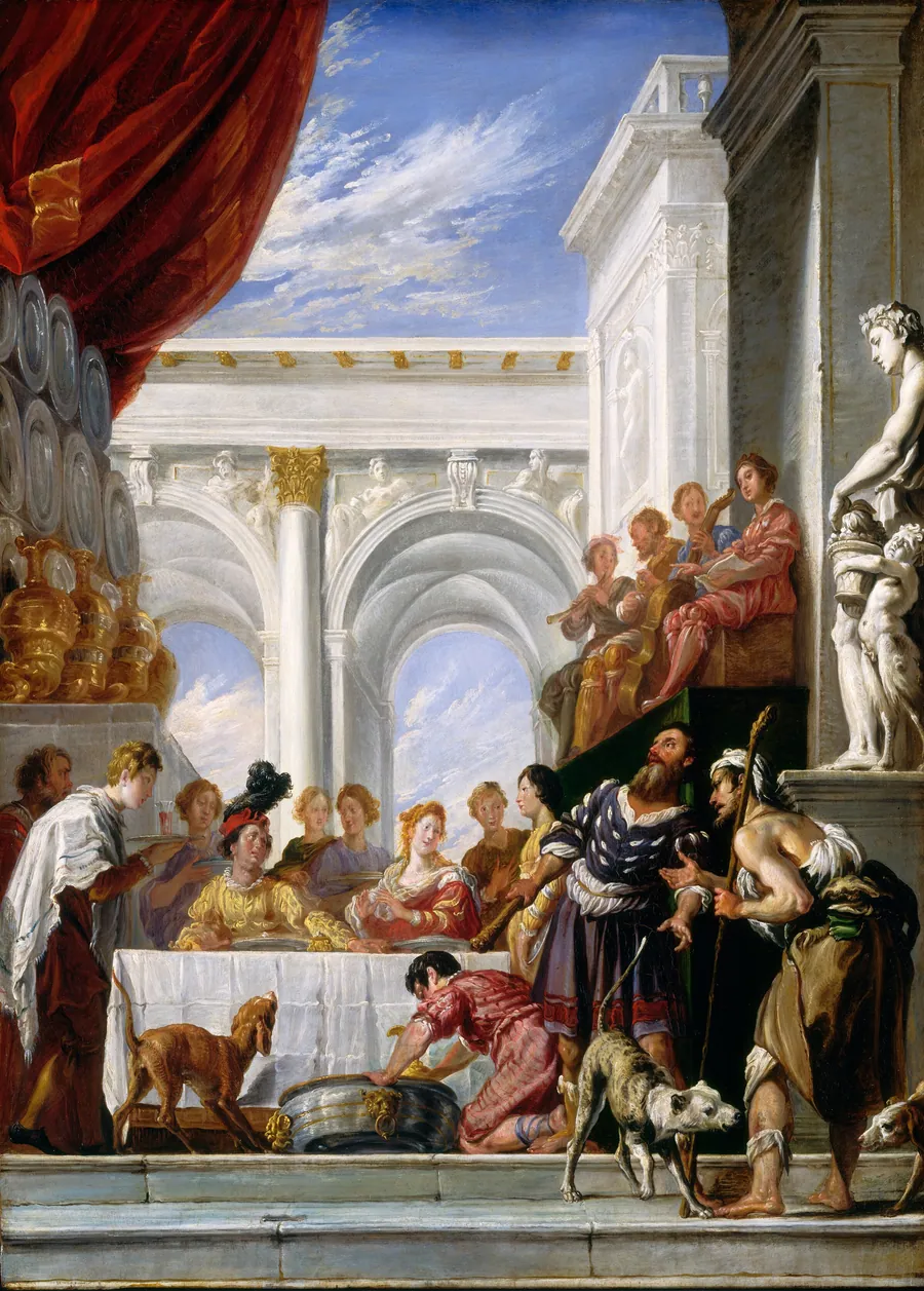 The Parable of Lazarus and the Rich Man by Italian 17th Century