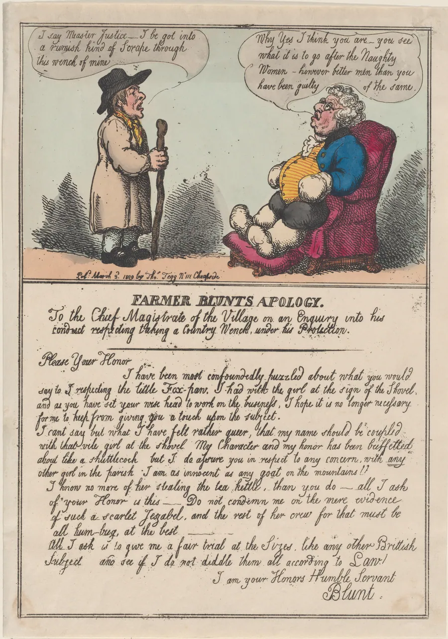 Farmer Blunt's Apology by George Murgatroyd Woodward