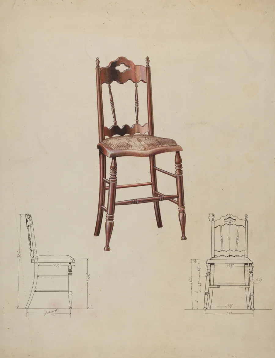 Chair by Wellington Blewett