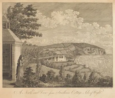 A North-East View from Sandham Cottage, Isle of Wight