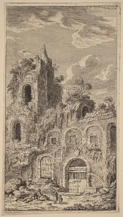 Fragment of the Old City Wall at San Giovanni Laterano