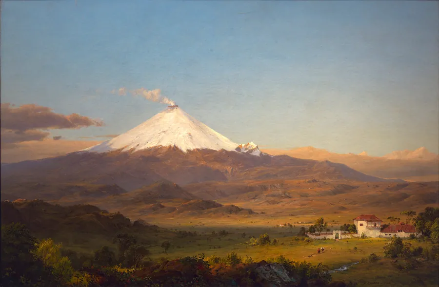 Cotopaxi by Frederic Edwin Church, born Hartford, CT 1826-died New York City 1900
