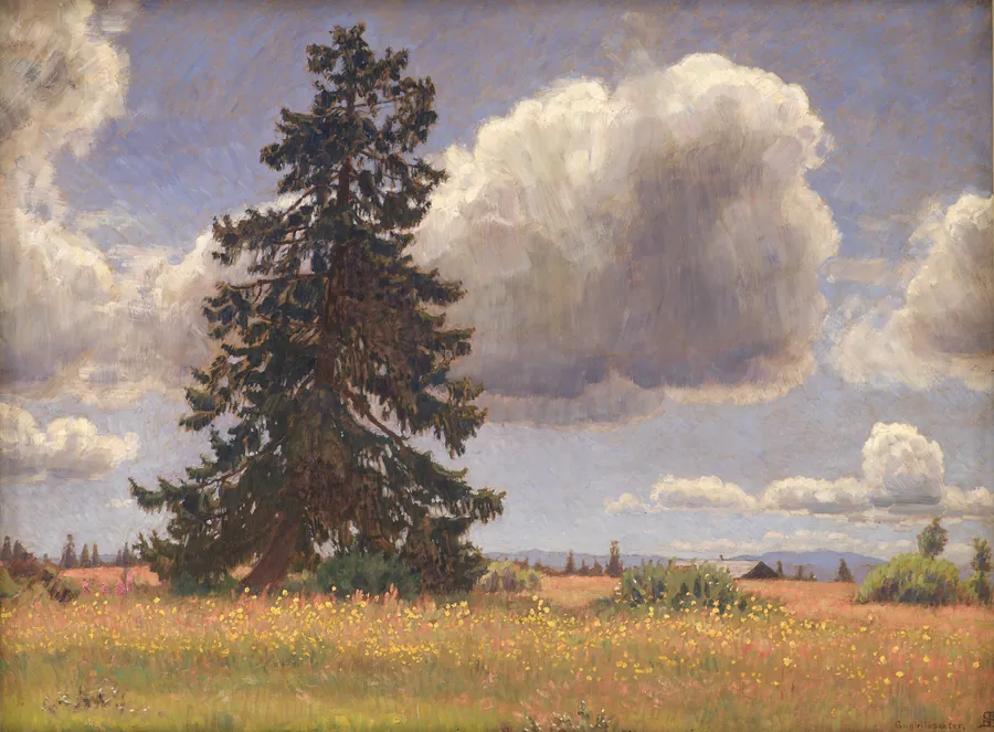 Granen i sætervangen by Niels Skovgaard