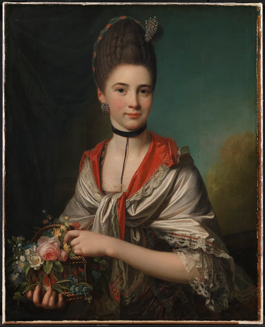 Anna Elisabeth Battier, f. Storp by Jens Juel