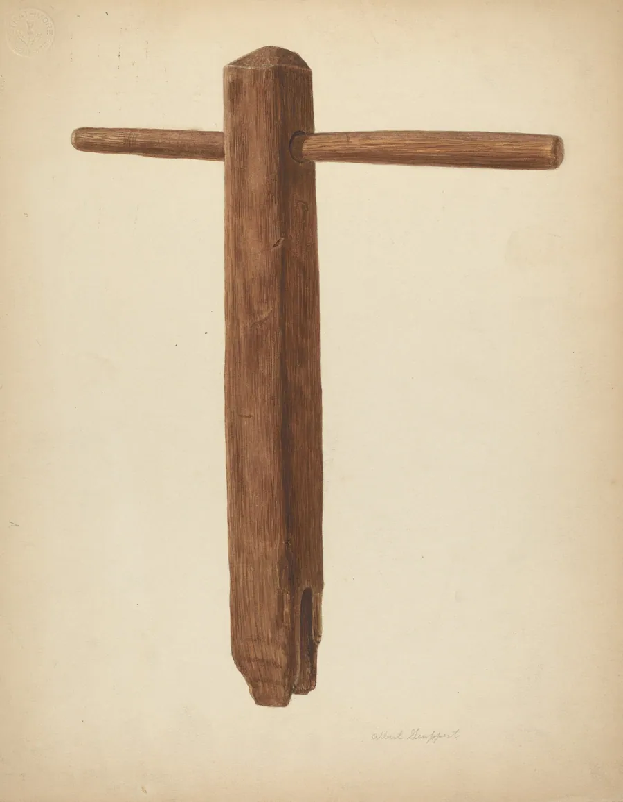 Wrench for Tightening Rope Bed by Albert Geuppert