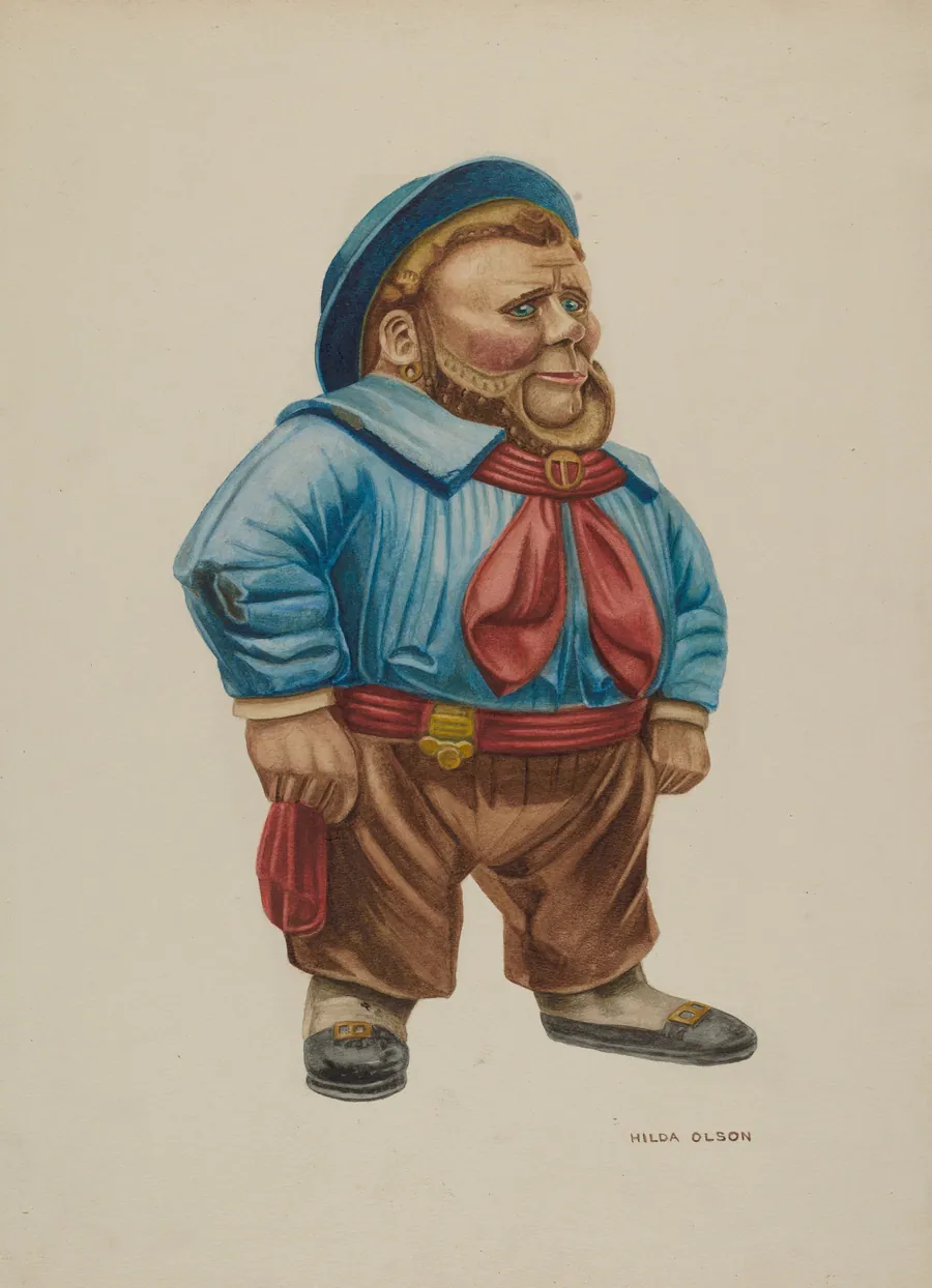 Cigar Store Figure "Sailor" by Hilda Olson