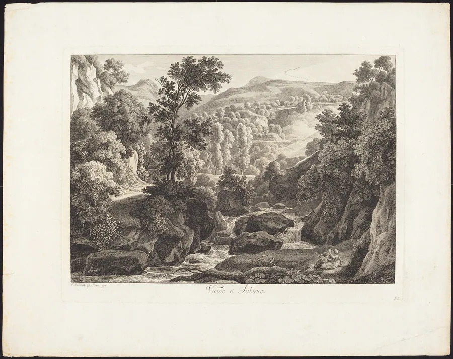 Vicino a Subiaco by Johann Christian Reinhart