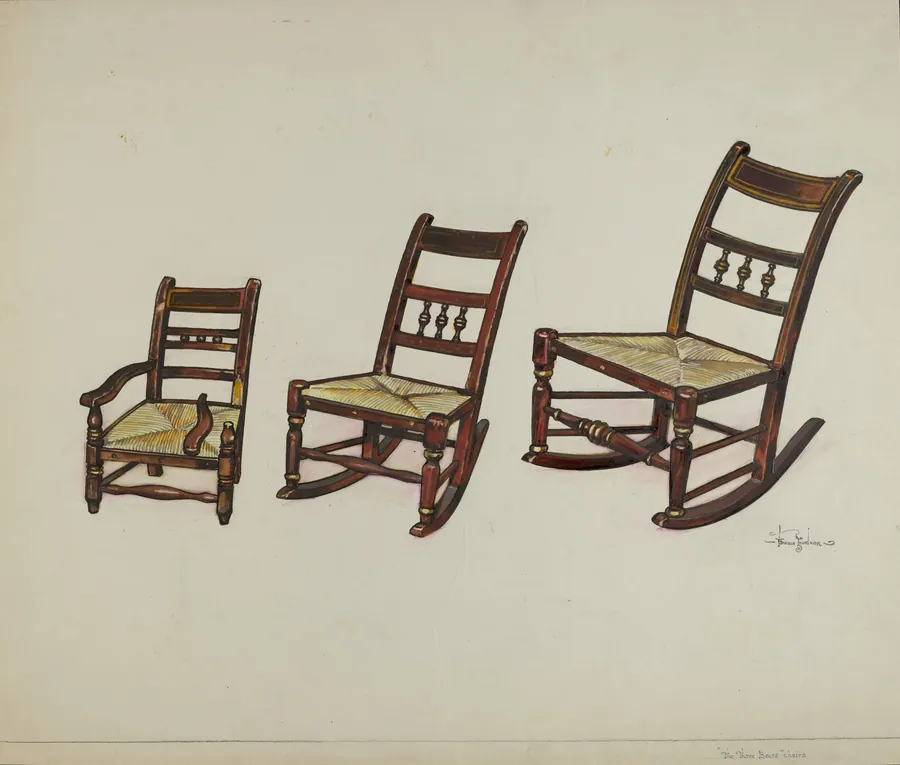 "The Three Bear's Chairs" by Florence Truelson
