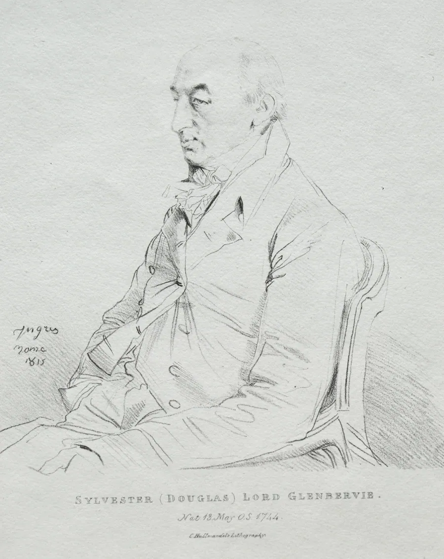 Sylvester Lord Glenbervie by Jean-Auguste-Dominique Ingres