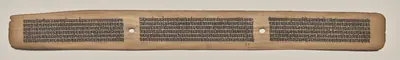 Text, folio 50 (recto), from a Manuscript of the Perfection of Wisdom in Eight Thousand Lines (Ashtasahasrika Prajnaparamita-sutra)