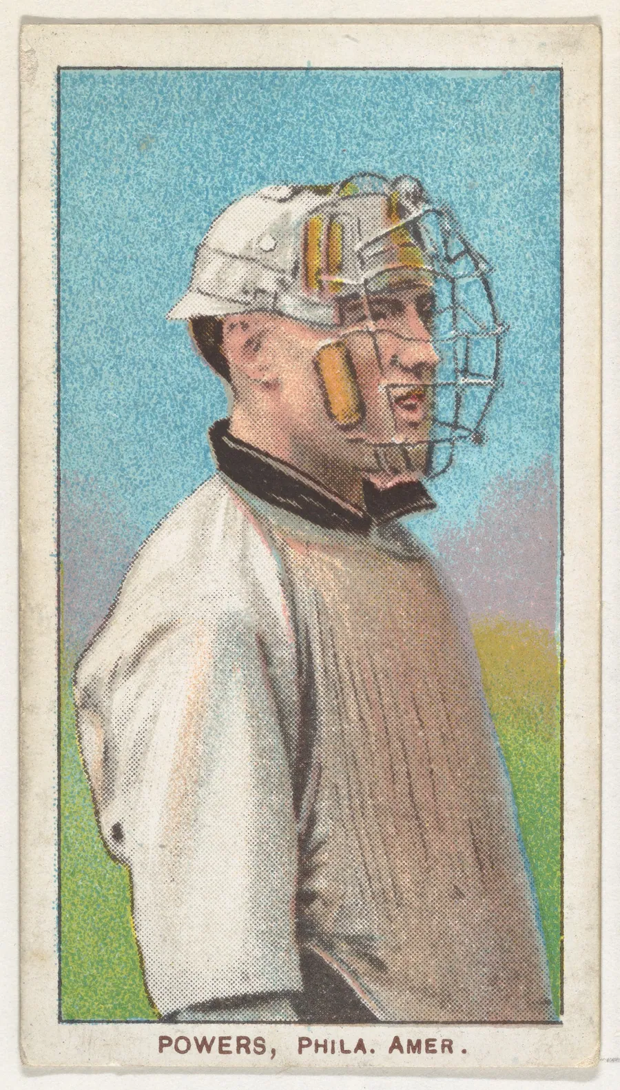 Powers, Philadelphia, American League, from the White Border series (T206) for the American Tobacco Company by American Tobacco Company