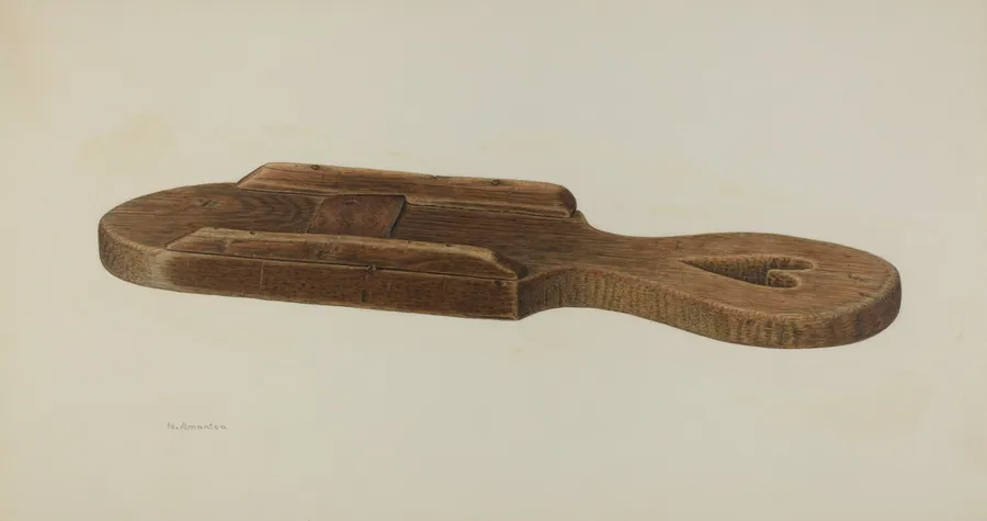 Pa. German Cabbage Cutter by Nicholas Amantea