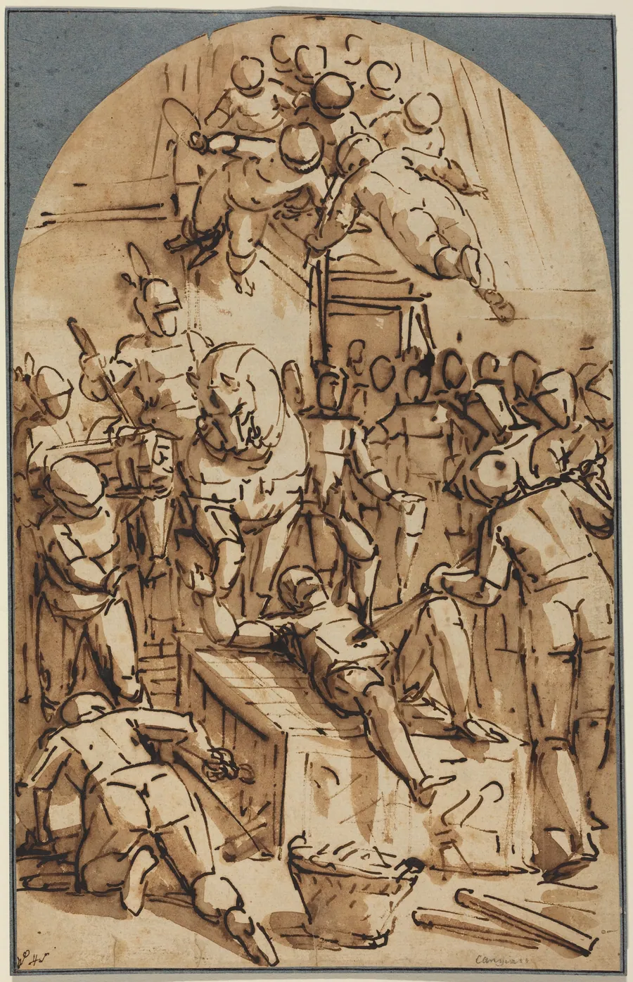 The Martyrdom of Saint Lawrence by Luca Cambiaso