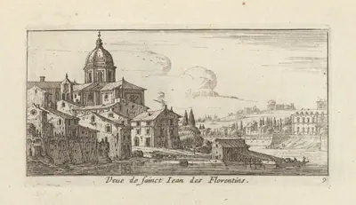 Veue de sainct Jean des Florentins