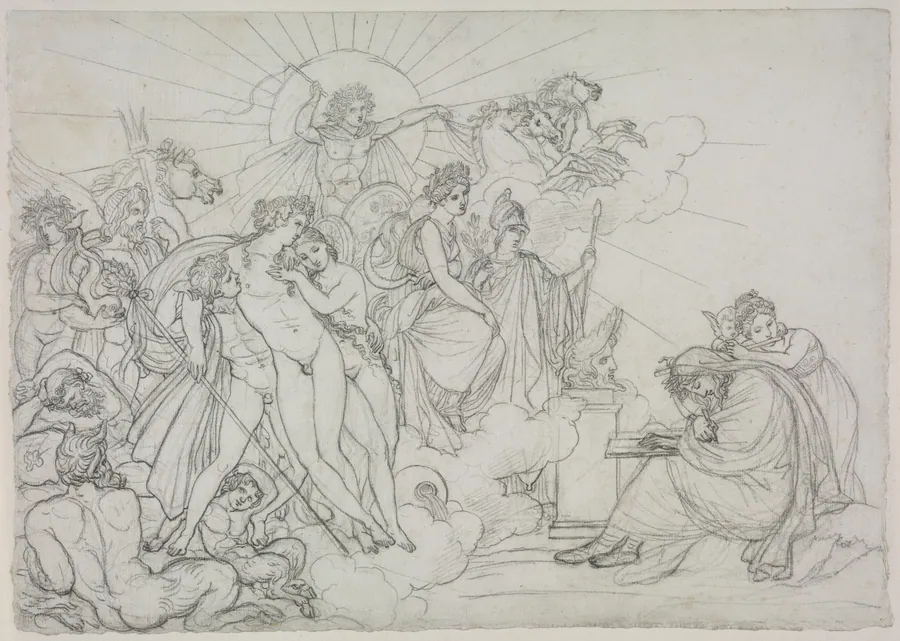 Invocation to the Divinities who preside over Agriculture from Virgil's "Georgics" by Anne-Louis Girodet de Roucy-Trioson