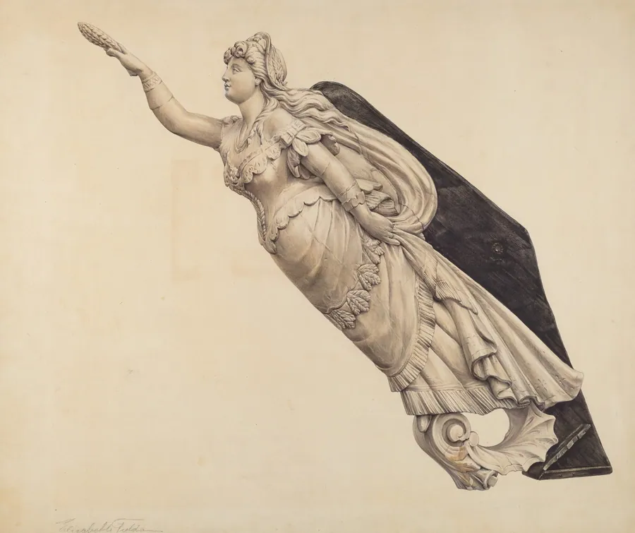 "Belle of Oregon" Figurehead by Elisabeth Fulda