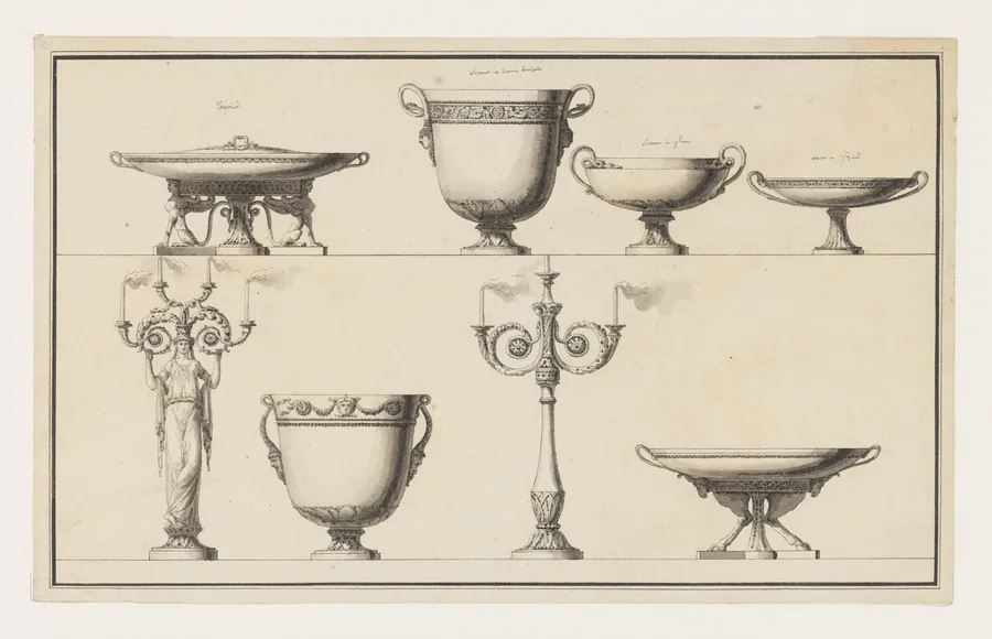 Designs for Silver by Jean Guillaume Moitte