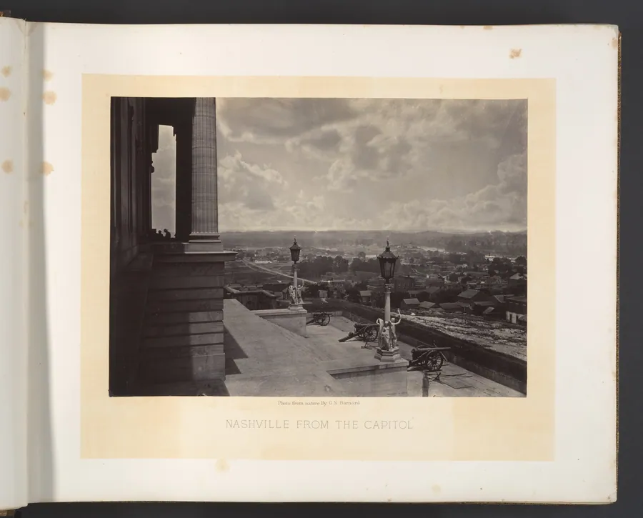 Nashville from the Capitol by George N. Barnard