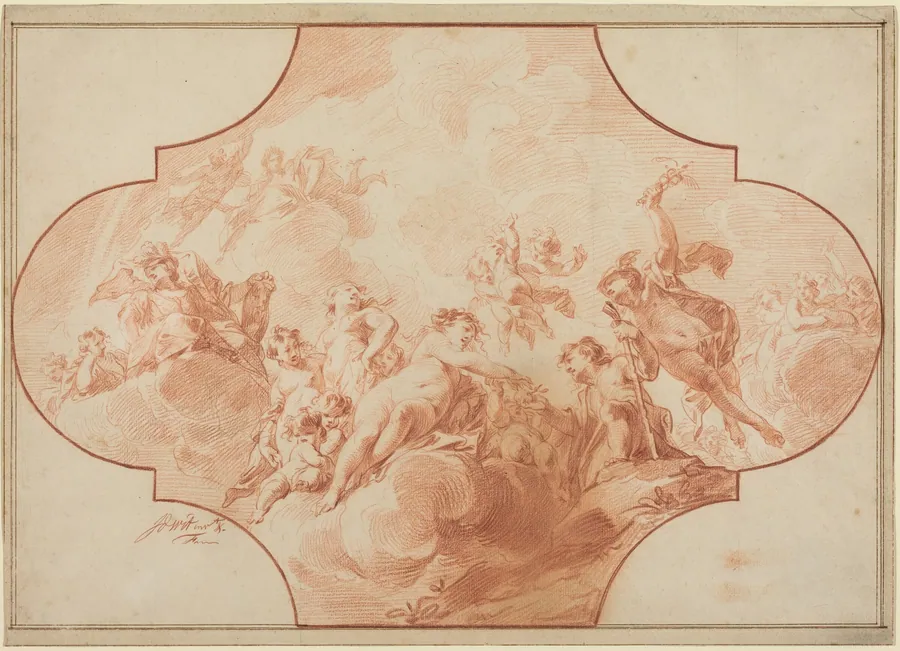 The Judgment of Paris by Jacob de Wit