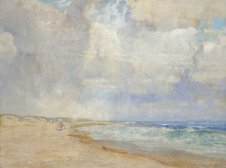 After a Storm, Amagansett by Arthur Turnbull Hill, born New York City 1868-died New York City 1929