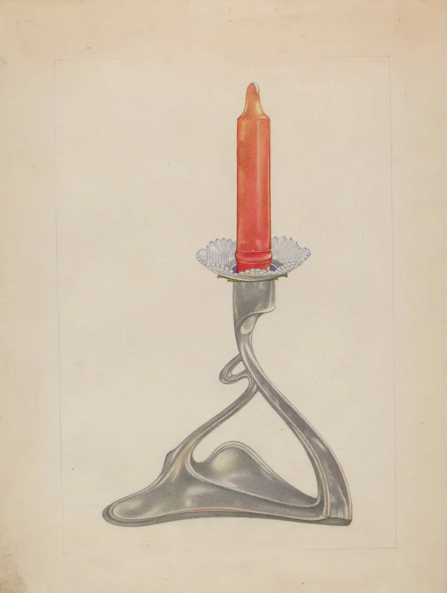 Candlestick by Arthur Wegg