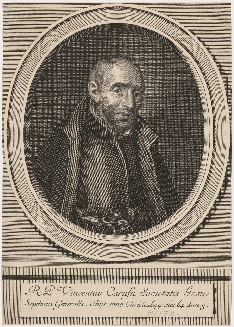 Vincentius Carafa, Jesuit by Unknown 19th Century