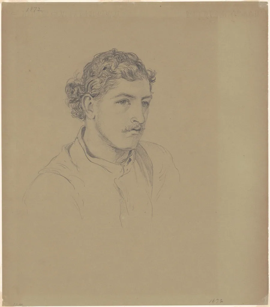 Man with Curly Hair by John Singer Sargent