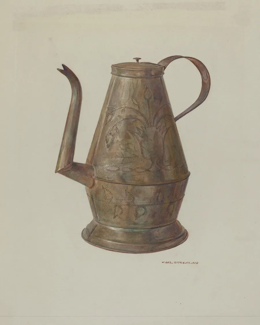 Pa. German Coffee Pot by Carl Strehlau