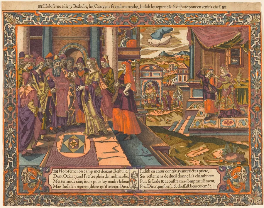 Judith Goes to the Camp of Holofernes by French 16th Century