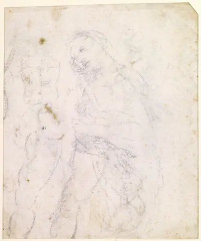 Study of a Madonna [verso]