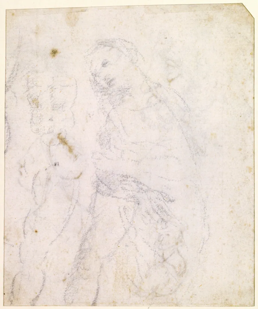 Study of a Madonna [verso] by Leonardo da Vinci