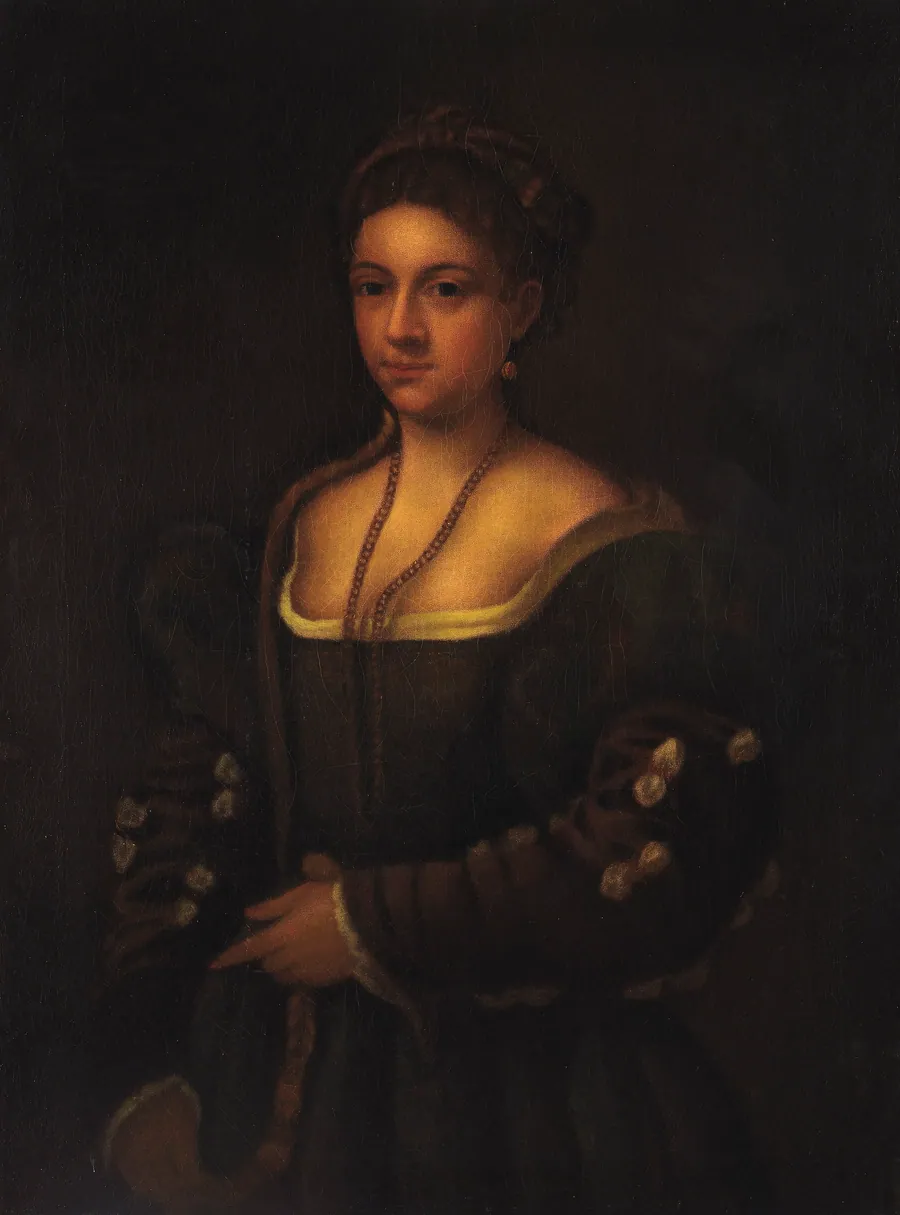 Untitled (La Bella) by William Page, born Albany, NY 1811-died Staten Island, NY 1885