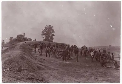 Outer Confederate Line, Petersburg, Captured June 15, 1864