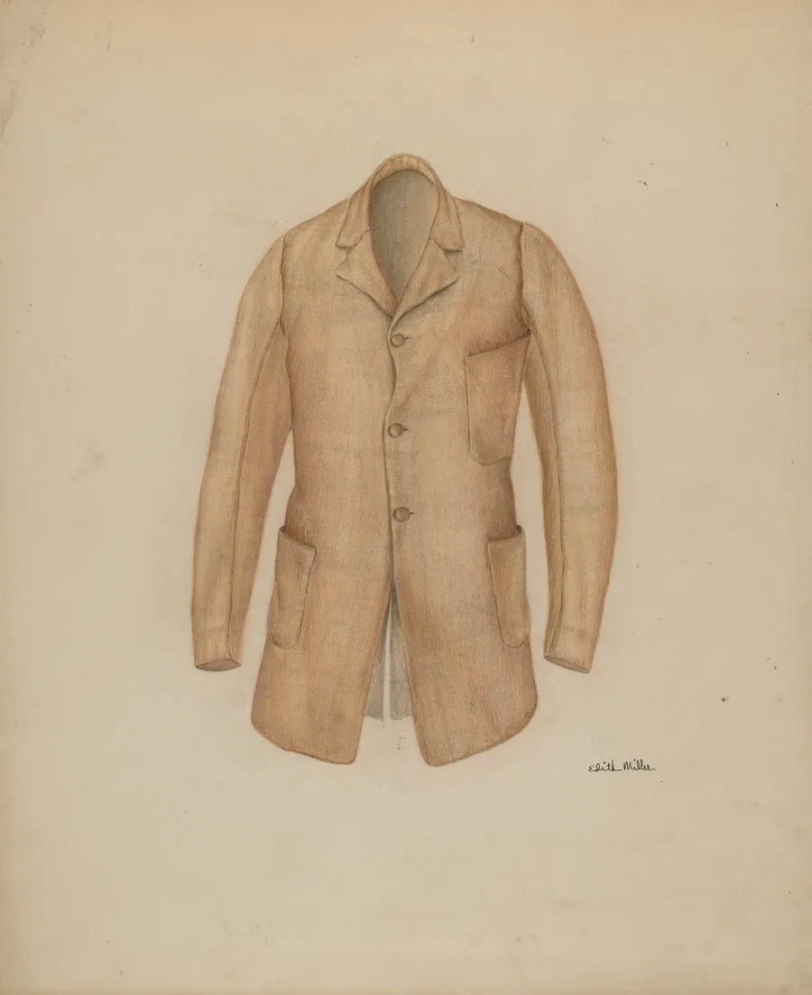 Man's Sack Coat by Edith Miller