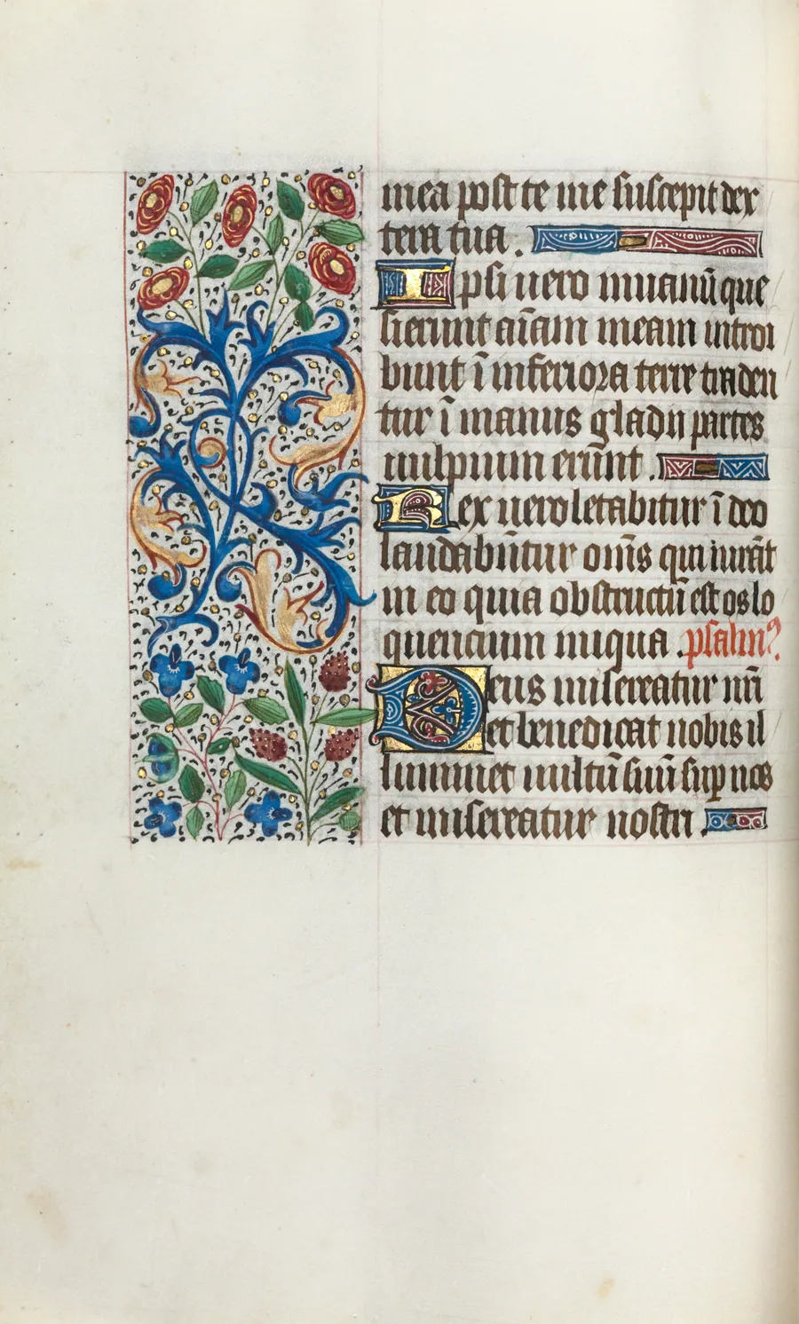 Book of Hours (Use of Rouen): fol. 40v by Master of the Geneva Latini