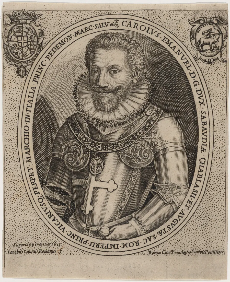 Charles Emmanuel I, Prince of Piedmont by Jacobus Laurus Romanus