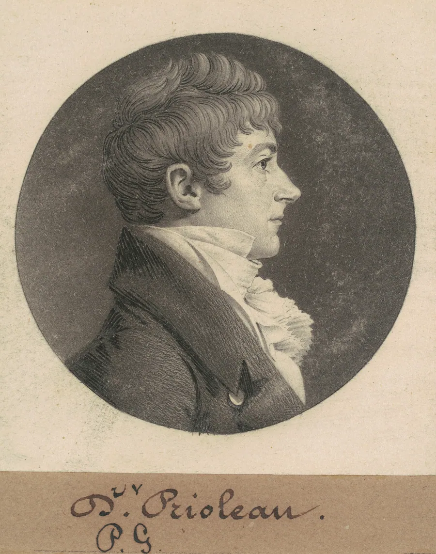 Philip Gendron Prioleau by Charles B. J. Févret de Saint-Mémin
