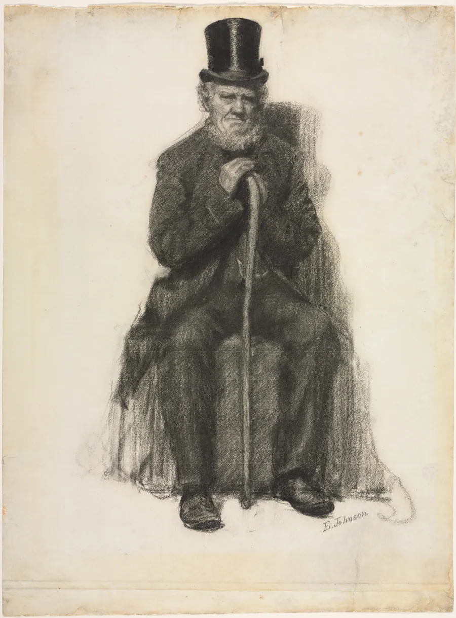 Study of an Old Man by Unknown